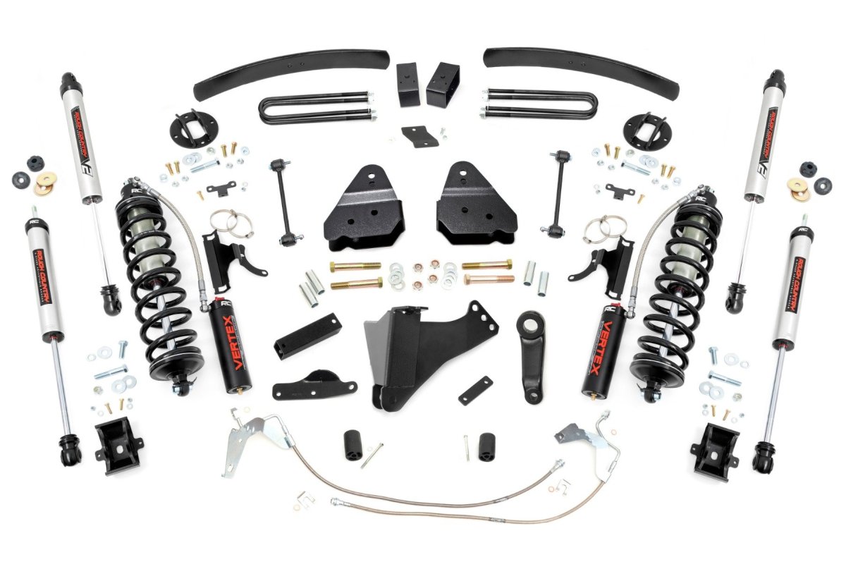 Ford F-350 Super Duty Suspension Lift Kit - Rough Country - 6 Inch C/O V2 - '08-'10